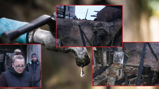 Домът на семейство в село Бутово изгоря до основи заради режим на водата (видео)