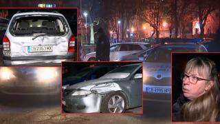 Неадекватен шофьор вилня из паркинг в София, помете девет автомобила (видео)