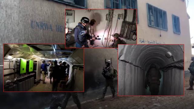 Израел откри команден център на „Хамас” под централата на ООН в Газа (видео)