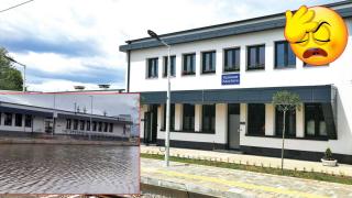 След реконструкция за милиони гара Казичене потъна във вода (видео)
