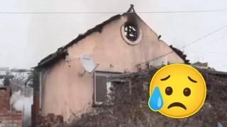 Семейство с дете остава на улицата, след като къщата им изгоря (видео)