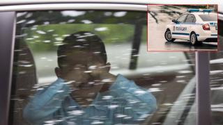 Мъжът, откраднал кола с две деца вътре, преди време е опитал да си тръгне и с патрулка (видео)