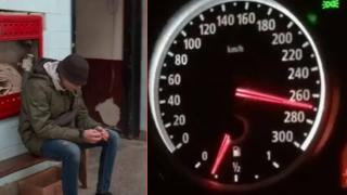 Шофиралият с 260 км/час направил нелегални промени под капака на автомобила си (видео)
