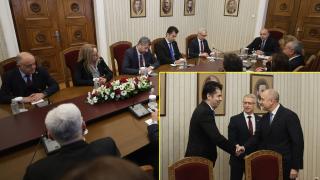 ПП-ДБ на консултацията при Радев: Дано бъде осъзната отоворността, която поехме (видео)