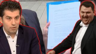 Пеевски се тупа в гърдите, че лично е писал текста на споразумението заедно с Кирил Петков (видео)