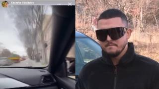 Братът на "Мис Силикон" също се похвали с опасно шофиране (видео)