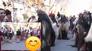 Над 800 кукери гонят злите сили в Стара Загора (видео)
