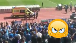Четирима полицаи пострадаха по време на дербито Левски - ЦСКА