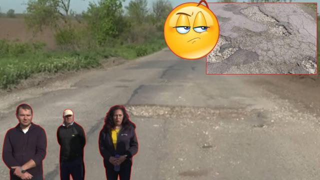 Протест заради осеян с дупки път, за който се плащат винетки (видео)