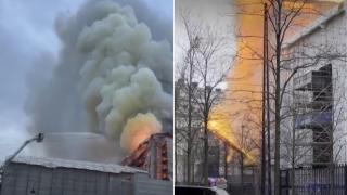 Пожар унищожи най-известната историческа забележителност в Копенхаген (видео)