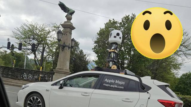 Кола на Apple Maps е забелязана в София