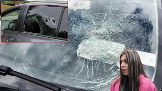 Потрошиха стъклата на паркирала кола в Благоевград, собственичката подозира опит за сплашване (видео)