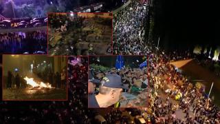 Хаосът в Грузия продължава с десетки хиляди протестиращи и сблъсъци с полицията (видео)