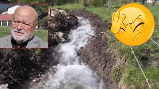 Багери преместиха коритото на река в Разлог (видео)