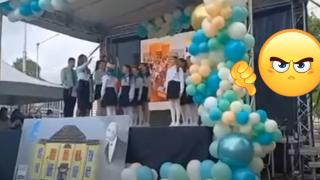 Забранена агитация на деца със сцени от режим, обявен за престъпен (видео)