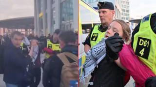 Арестуваха Грета Тунберг по време на "Евровизия" (видео)