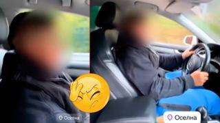 Майка засне как детето ѝ шофира във врачанско село (видео)