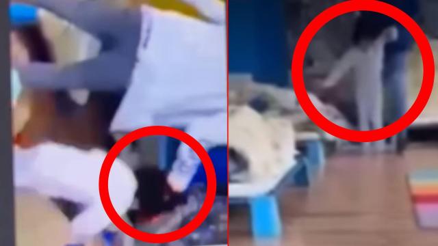 Учителка бие и скубе деца в детска градина във Велинград (видео)