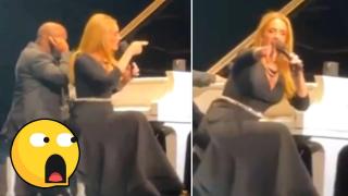 Адел се скара и напсува фен по време на концерта си в Лас Вегас (видео)