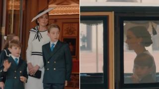Кейт Мидълтън с първа публична проява след лечението (видео)