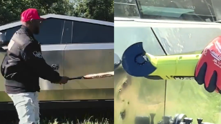 Вижте един необичаен краш тест на "Cybertruck" (видео)