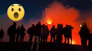 Ново зрелищно изригване на вулкана Етна (видео)