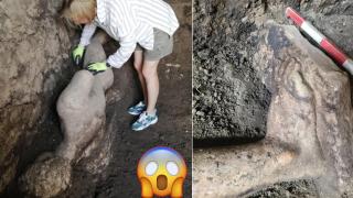 Божествената мраморна статуя от Хераклея Синтика разкри лицето си (снимки)