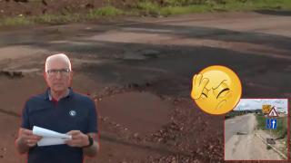 Глобиха шофьор, строшил колата си в дупка, защото "вината си е негова"  (видео)