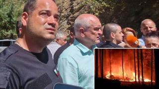 Пожарът в Гърция вече е и на наша територия (видео)
