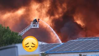 Двама огнеборци са пострадали при гасенето на пожара край Пловдив (видео)