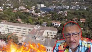 Предполага се, че загиналият  пациент на психиатрията се е опитал да се отвърже, за да запали цигара (видео)