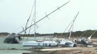Силна буря удари испанския остров Майорка (видео)