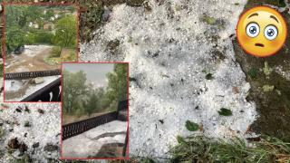 Насред жегата бури с градушки удариха части от страната (видео)