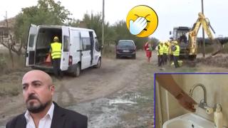 В Стралджа най-накрая потече вода, но... заради ВиК авария (видео)