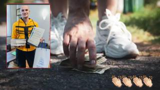 18-годишно момче откри плик с пари и го върна на собственичката (видео)