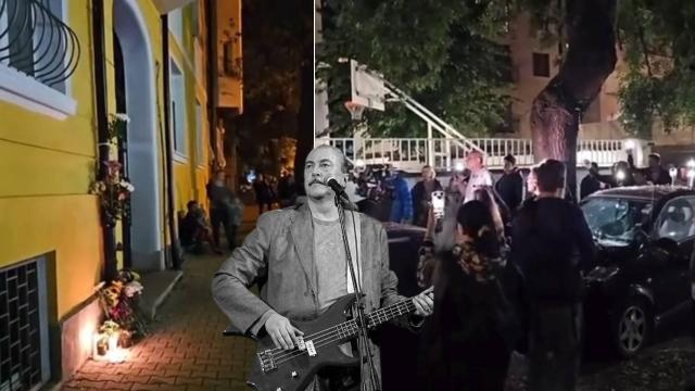 Почитатели на Кирил Маричков пяха пред дома му в негова памет (видео)