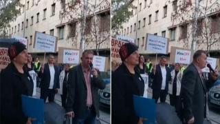 Протест с искане на оставката на министъра на вътрешните работи (видео)