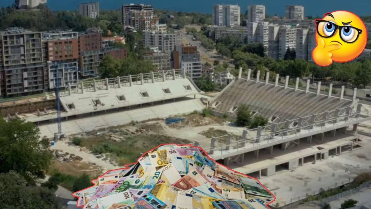Стадион "Варна" ще излезе 139 милиона лева