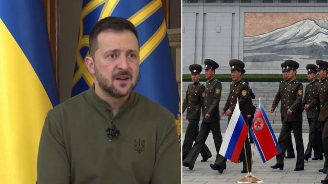 Северна Корея ще се учи на модерна война, а светът само ще гледа, заяви Зеленски (видео)