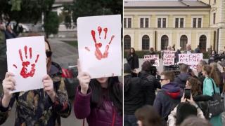 Антиправителствен протест в Белград след смъртта на 14 души в Нови Сад (видео)