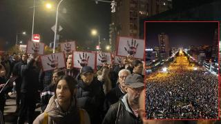 Десетки хиляди протестиращи в Нови Сад искат оставка на правителството (видео) 
