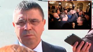Министърът на вътрешните работи е доволен от служителите си по време на вчерашния "протест" пред Народния театър (видео)