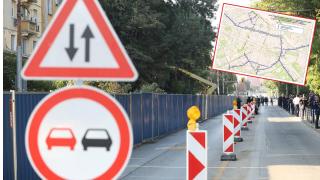 Отново променят движението в столицата заради ремонта на "Опълченска" 