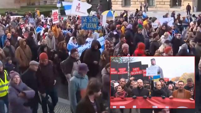 Хиляди руснаци се включиха в антивоенен марш в Берлин (видео)