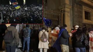 Протестите в Грузия ескалират, хиляди настояват за европейско бъдеще за страната си (видео)