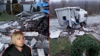 След като тир се разби в къща в Самоводене, местните търсят отговорност от институциите (видео)