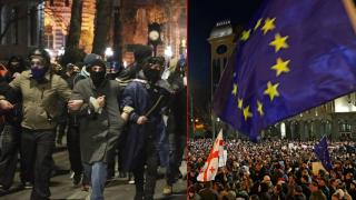 Хиляди проевропейци продължават вече 12 дни с протестите в Грузия (видео)