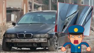 Пиян шофьор, притежаващ и наркотици, помете паркирани автомобили в Пазарджишко (видео)