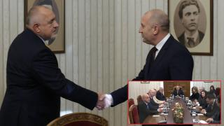Борисов при Радев: Тази седмица ще стане ясно дали ще има кабинет (видео)