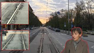 Най-после оправят трамвайните релси на бул. "Янков Сакъзов" с...павета (видео)